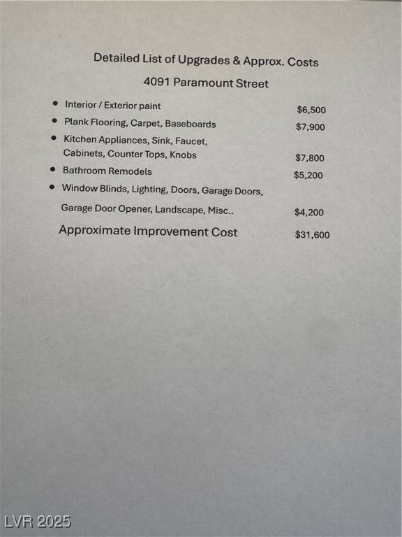 Las Vegas, NV 89115,4091 Paramount ST