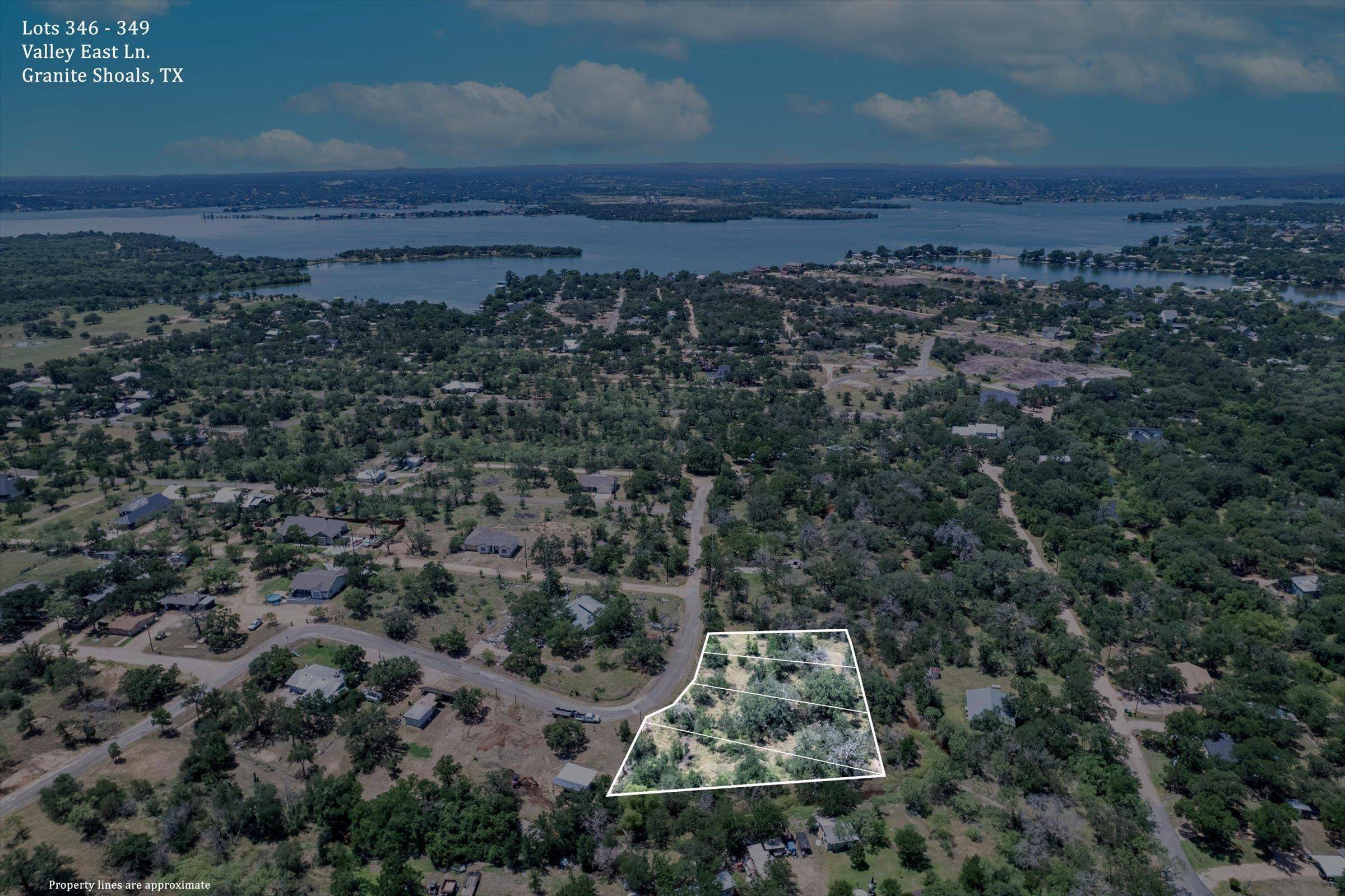 Granite Shoals, TX 78654,Lots 346-349 Valley East LN