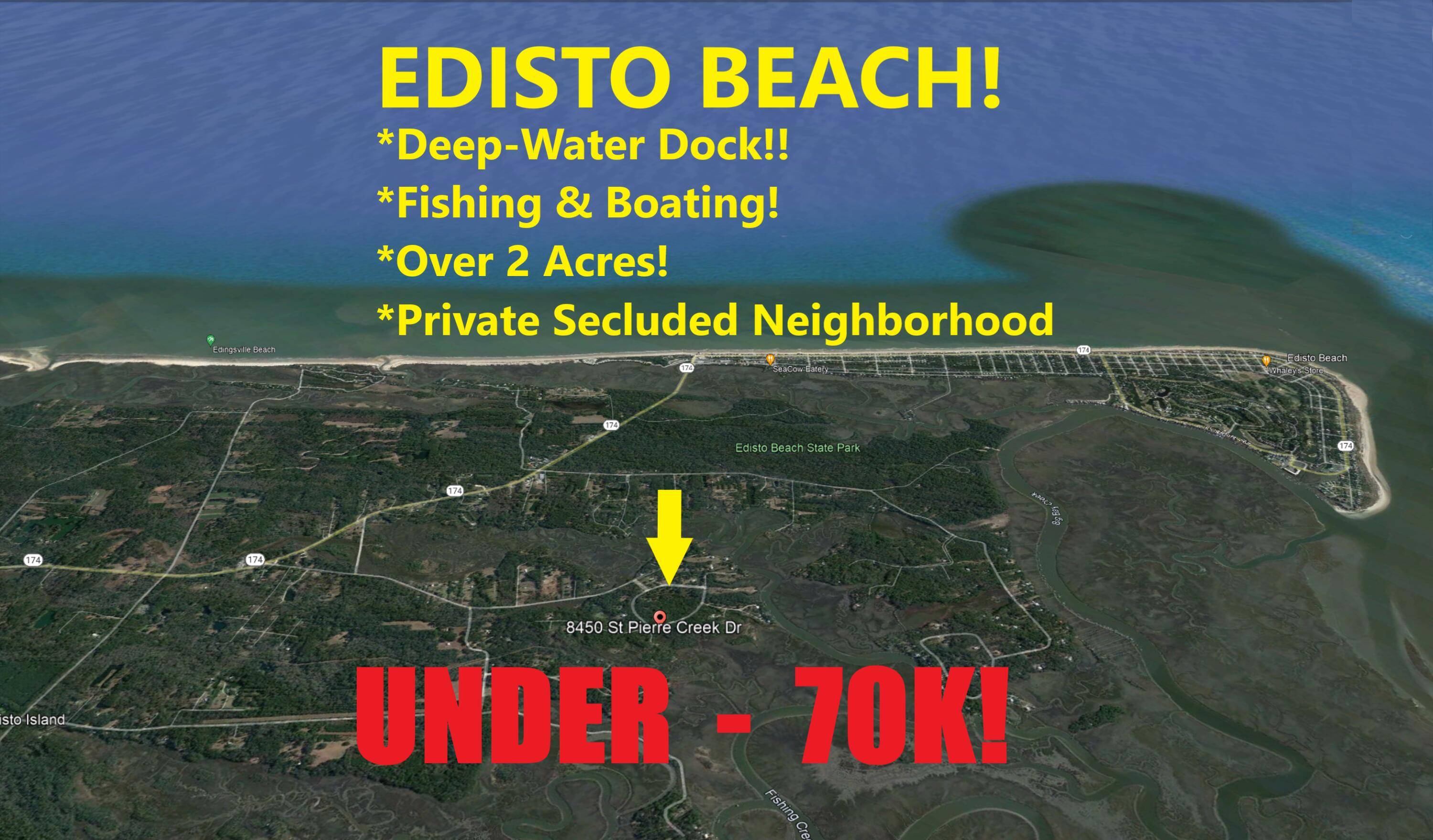 Edisto Island, SC 29438,8450 St Pierre Creek Dr