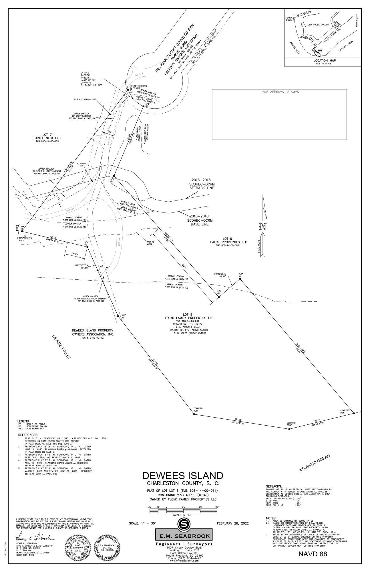 Dewees Island, SC 29451,201 Pelican Flight Dr #Lot 8