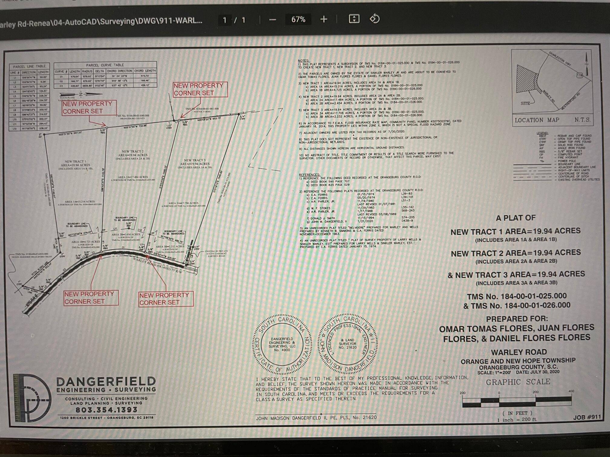 Orangeburg, SC 29115,0 Warley, New Tract 1 Rd