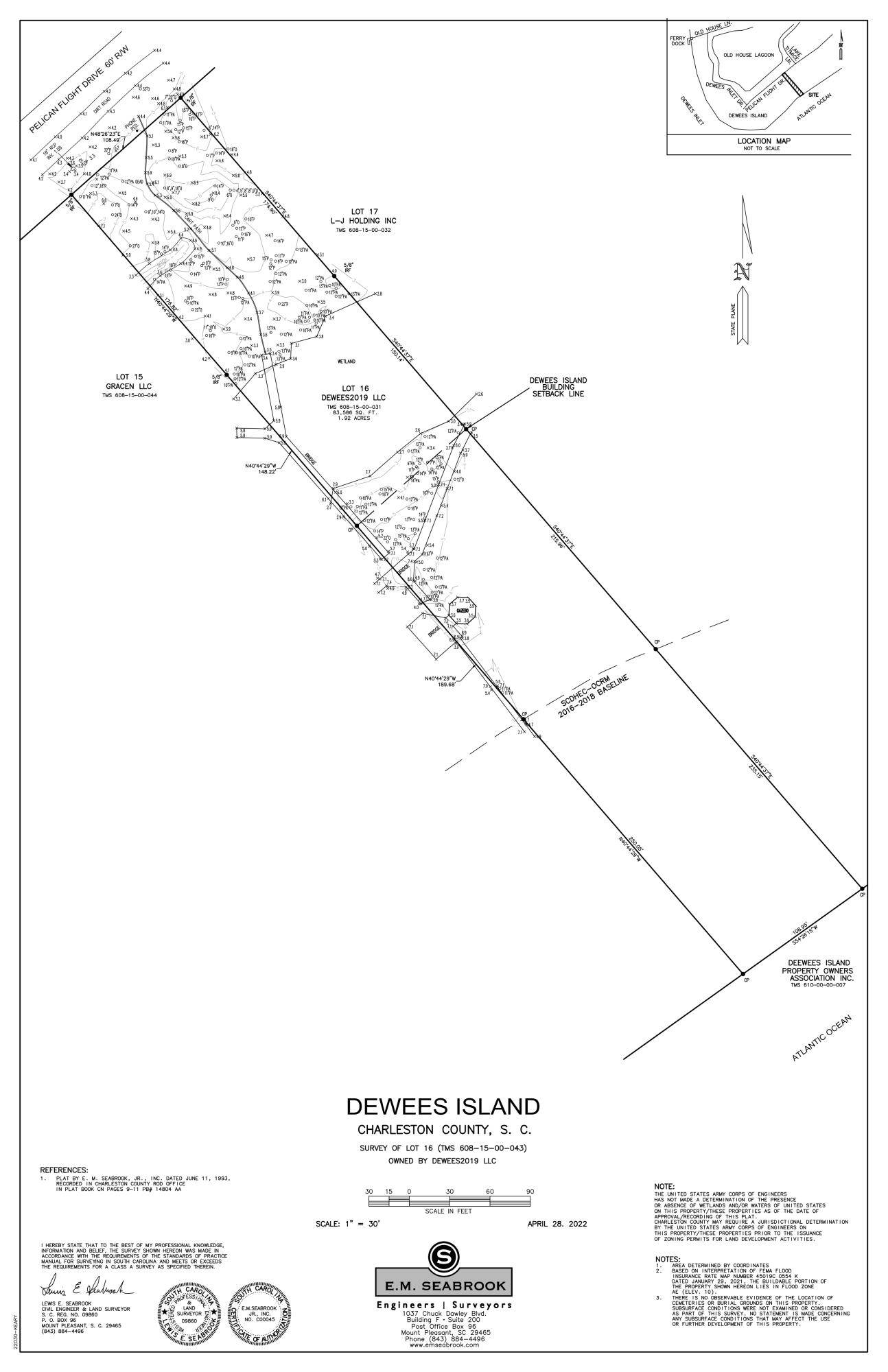 Dewees Island, SC 29451,295 Pelican Flight Dr #Lot 16