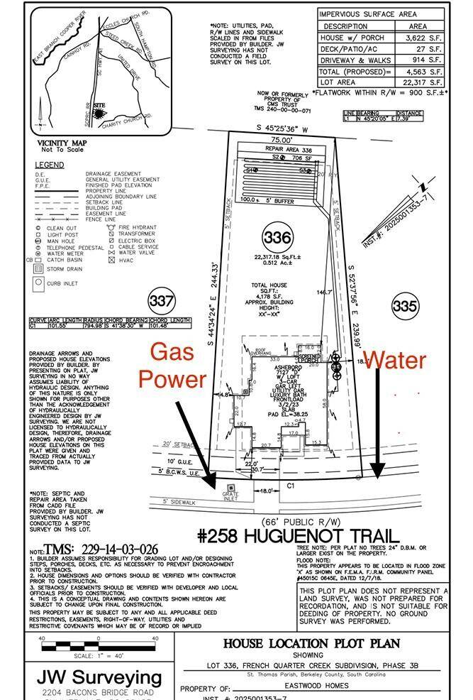 Huger, SC 29450,258 Huguenot Trl