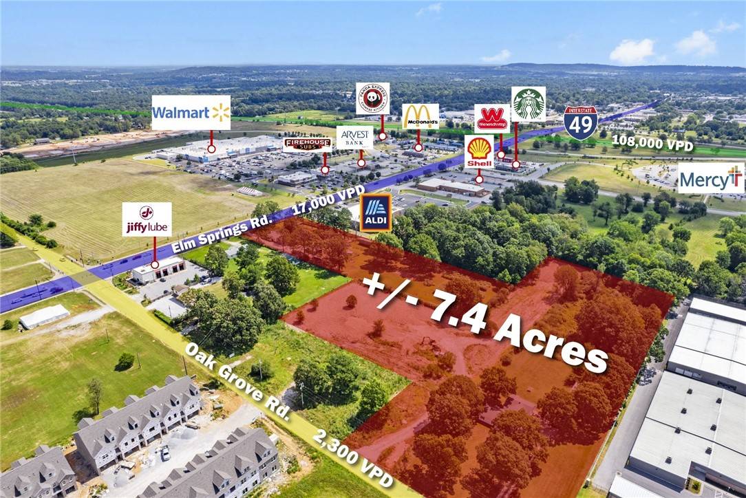 Springdale, AR 72762,7.4 AC Elm Springs/Oak Grove Rd