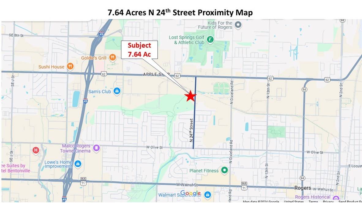 Rogers, AR 72756,7.64(M/L) AC N 24th St