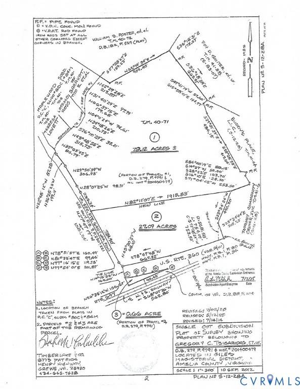 Amelia Courthouse, VA 23002,79.12 Acres RICHARDSON RD