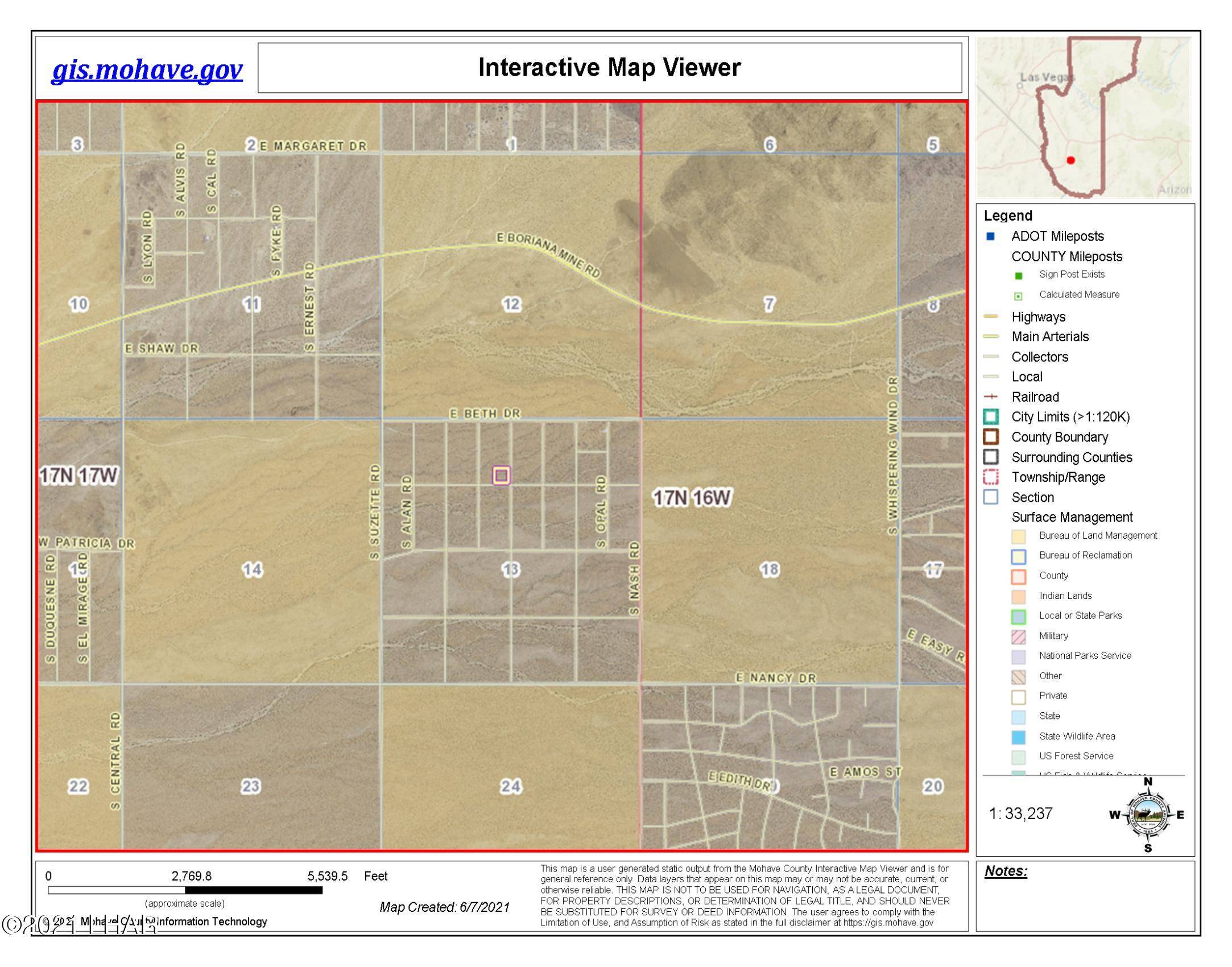 Yucca, AZ 86438,Lot5 Carrow Rd