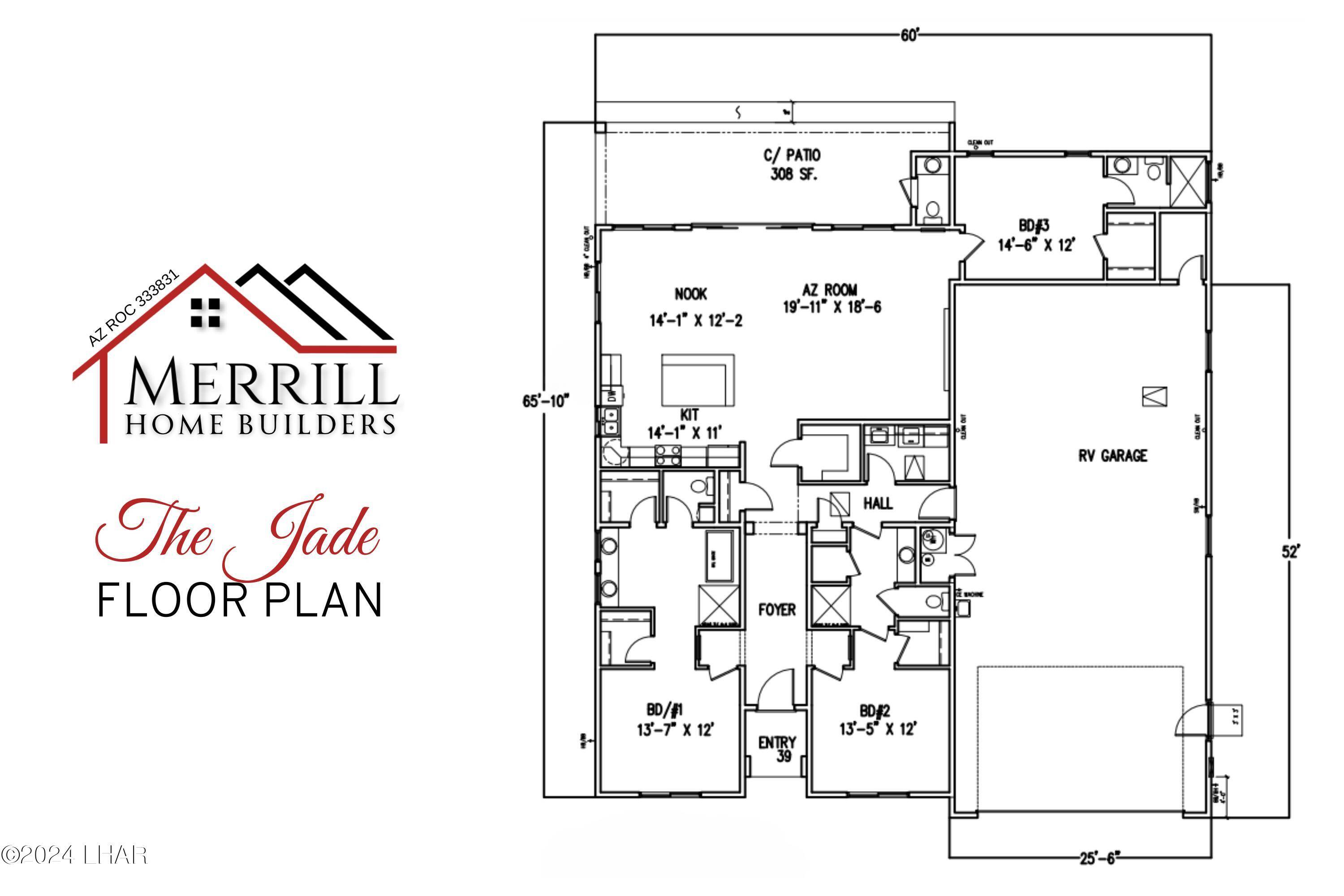 Lake Havasu City, AZ 86404,2206 The Jade On-Your-Lot Plan