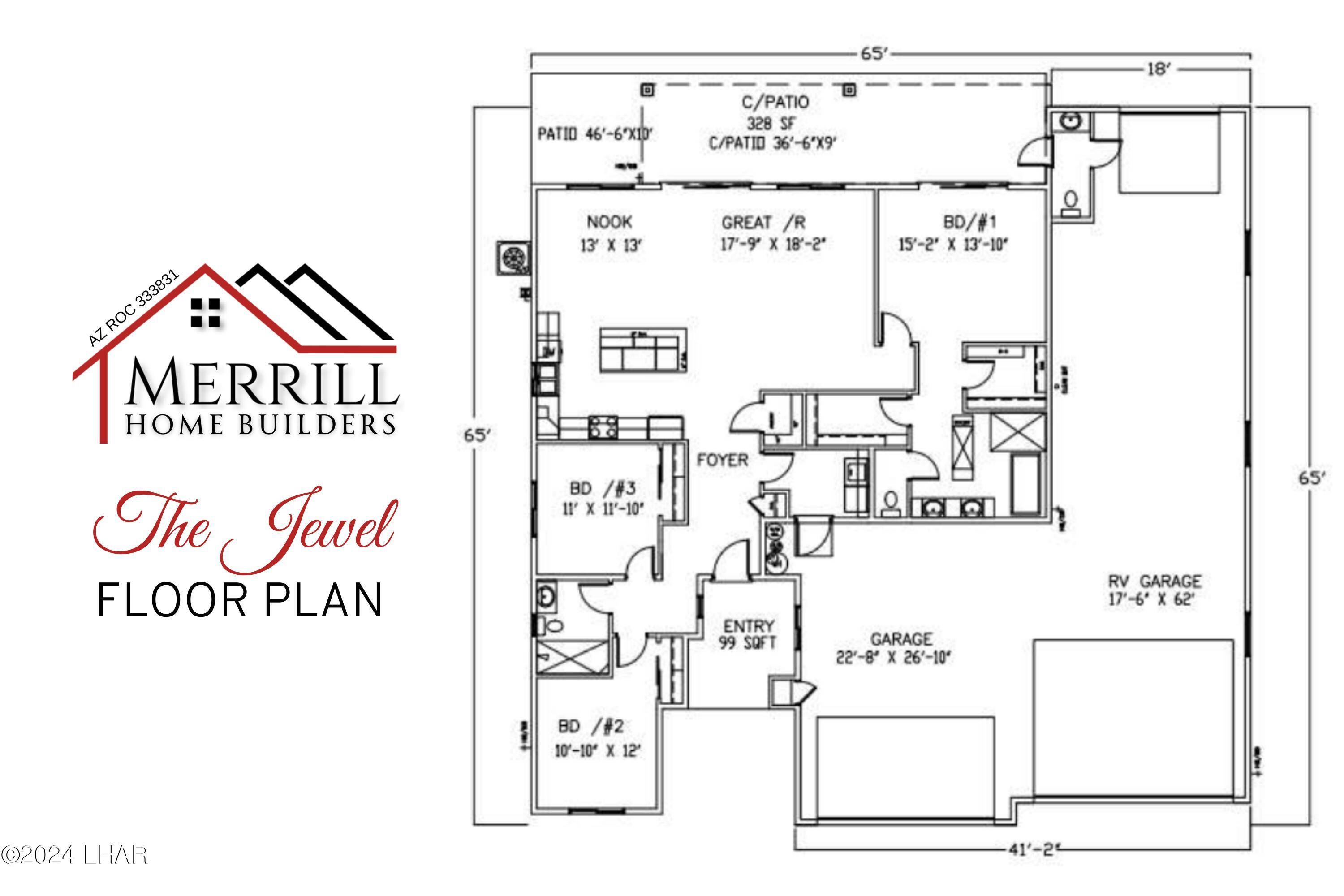 Lake Havasu City, AZ 86404,1824 The Jewel On-Your-Lot Plan