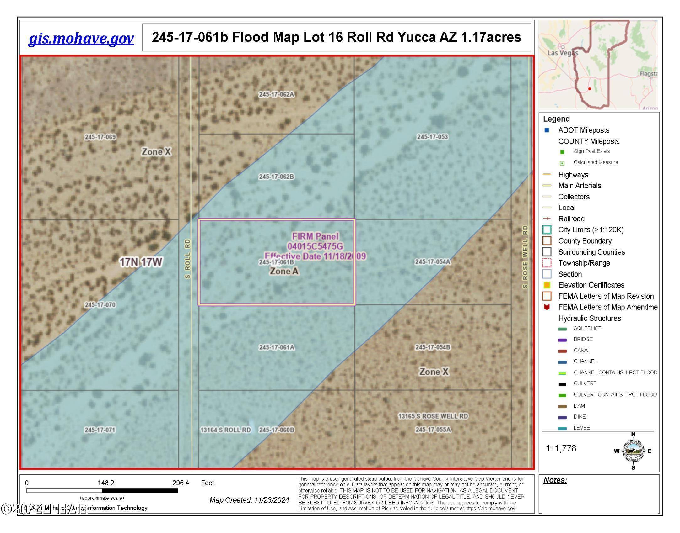 Yucca, AZ 86438,Lot 12 S Roll Rd