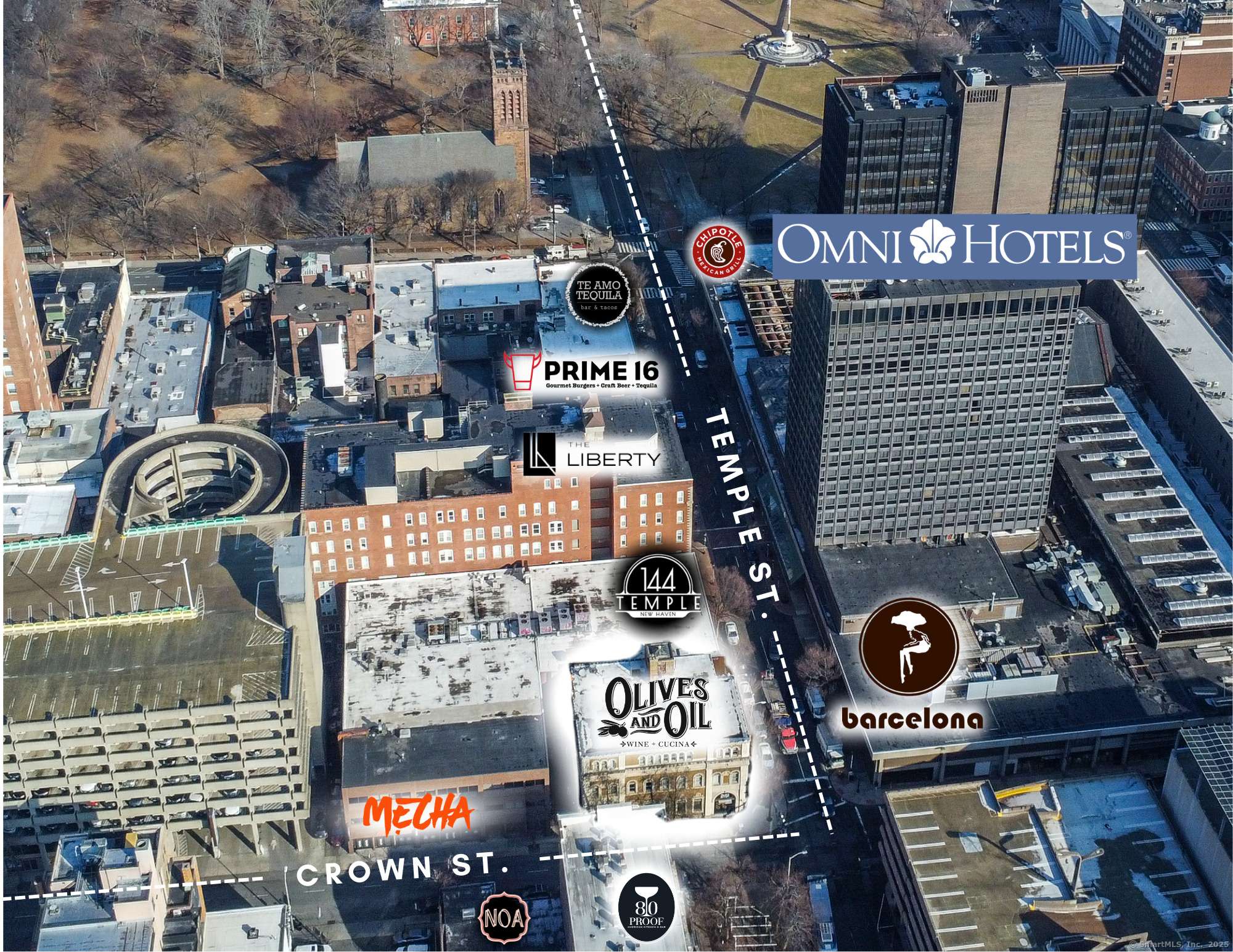New Haven, CT 06510,124 Temple Street