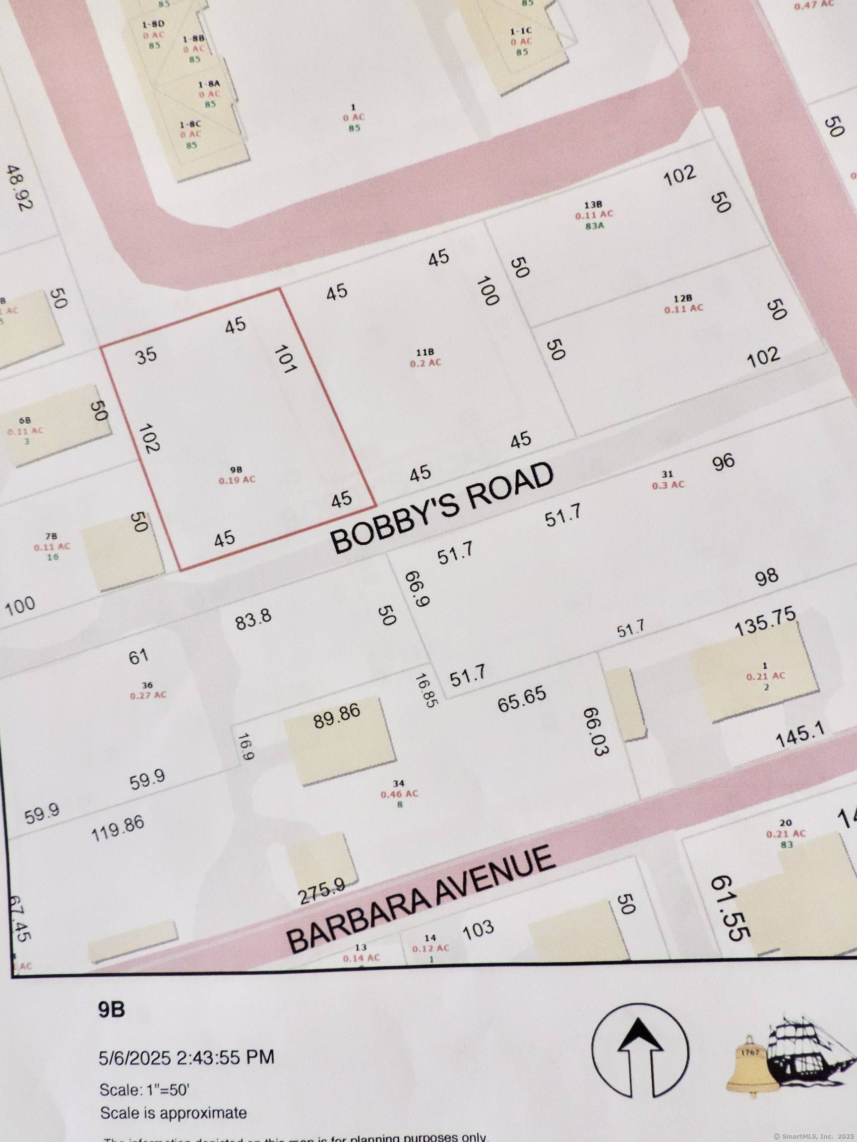 East Hampton, CT 06424,Right Side - Lot 9B - Bobby's Road