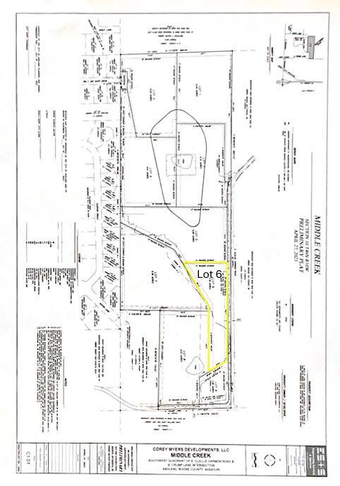 Ashland, MO 65010,TBD 3.18 acre lot 6 middle creek