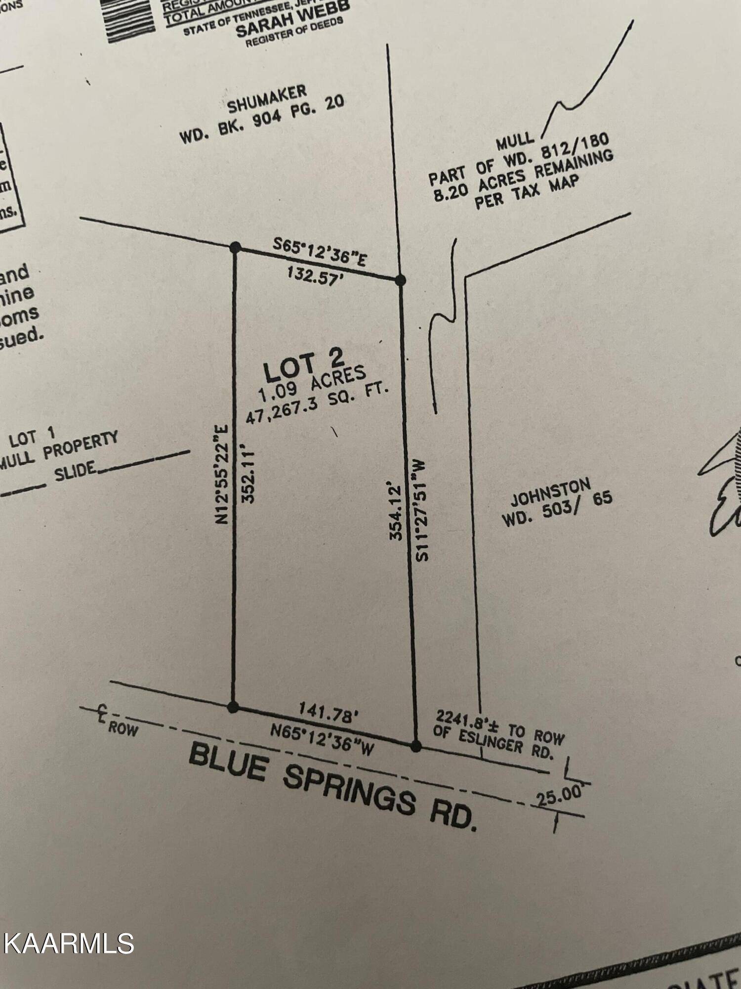 Strawberry Plains, TN 37871,Lot 2 Blue Springs Rd