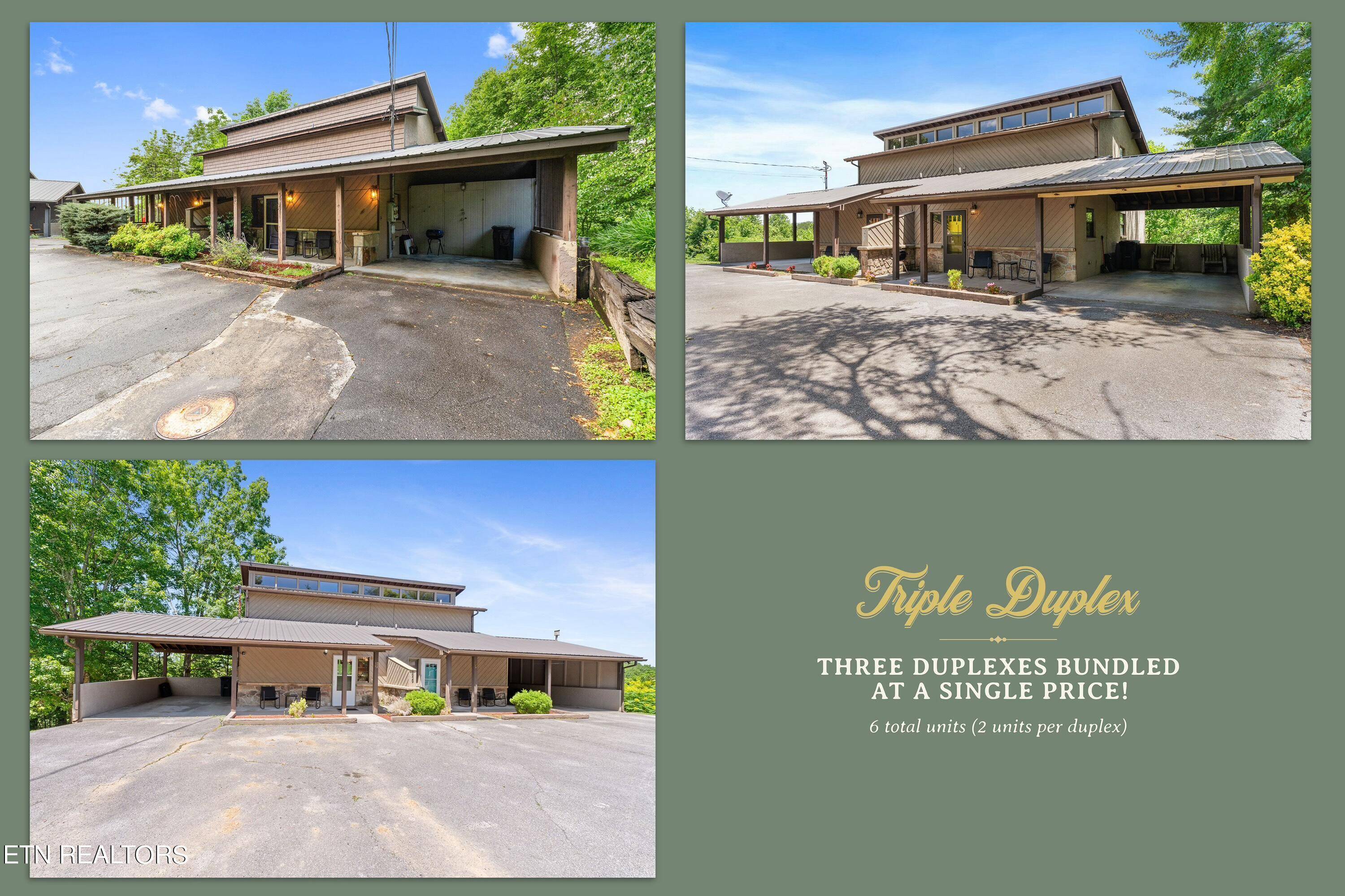 Sevierville, TN 37876,3 Duplexes Dolly's DR