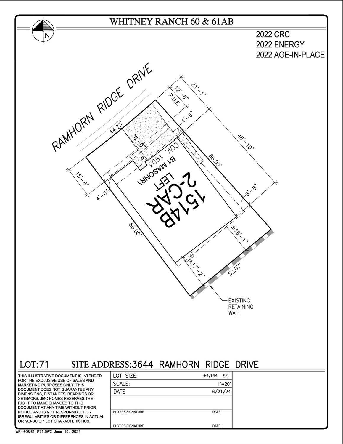 Rocklin, CA 95765,3644 Ramhorn Ridge DR