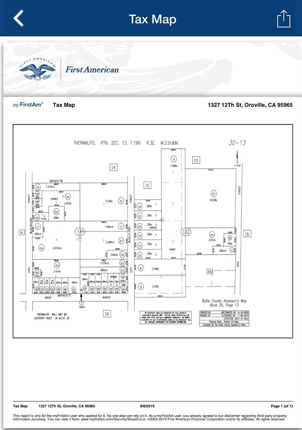 Oroville, CA 95965,1327 12th ST