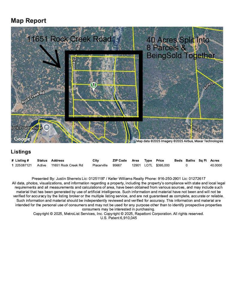 Placerville, CA 95667,11651 Rock Creek RD
