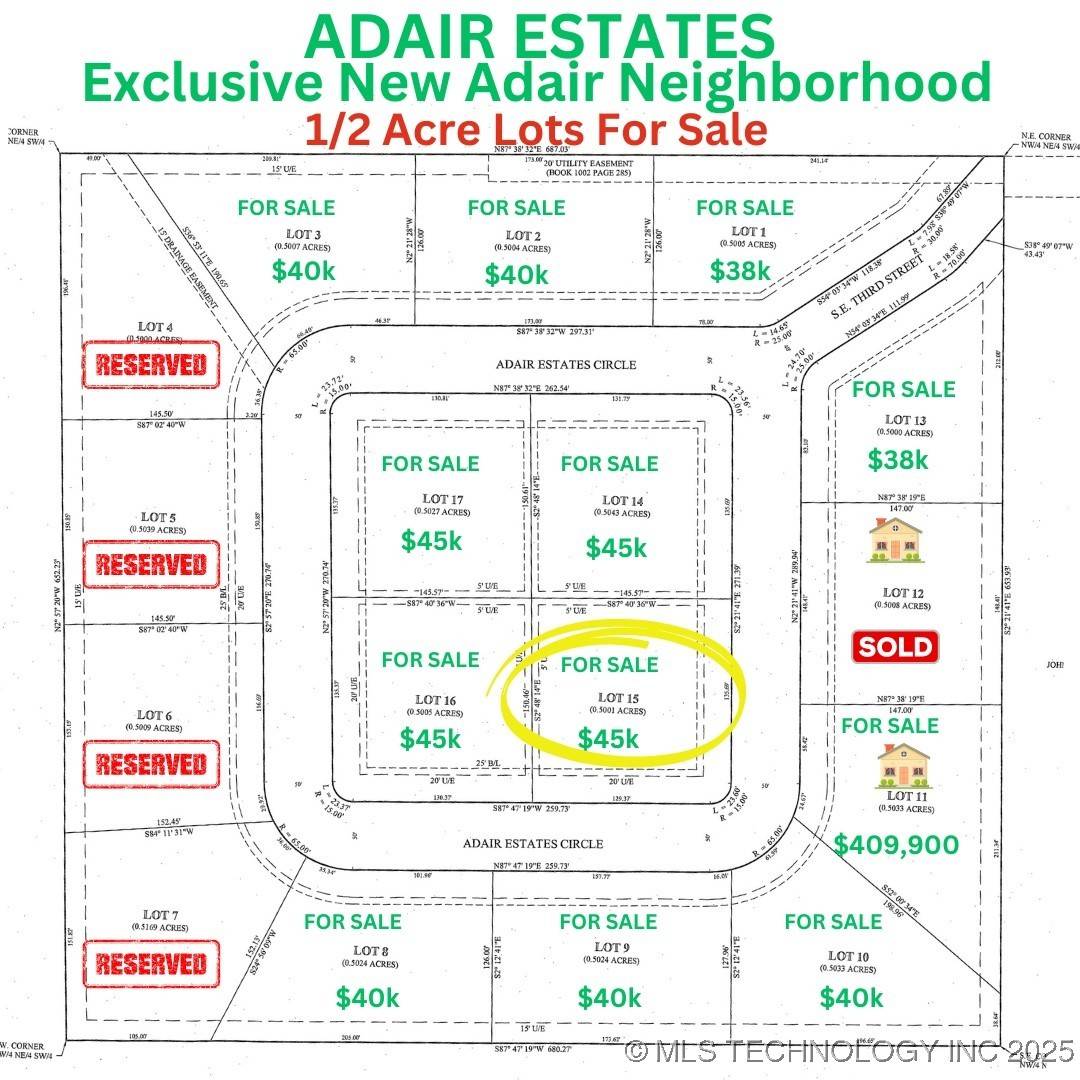 Adair, OK 74330,581 SE Adair Estates CIR