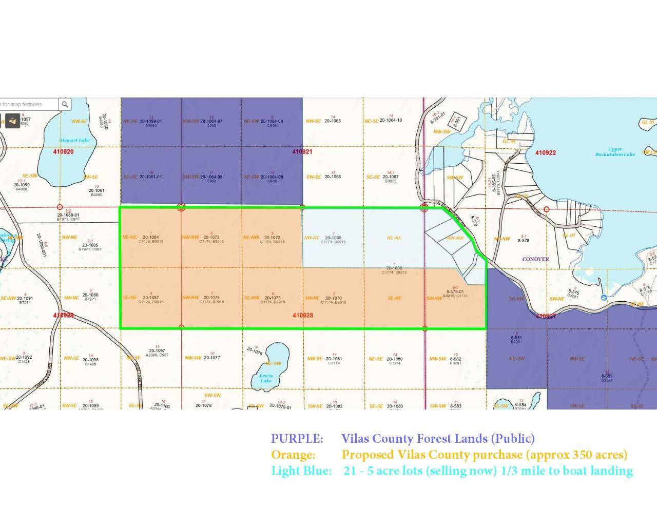 Conover, WI 54519,Lot 7 BUCKATABON RD E