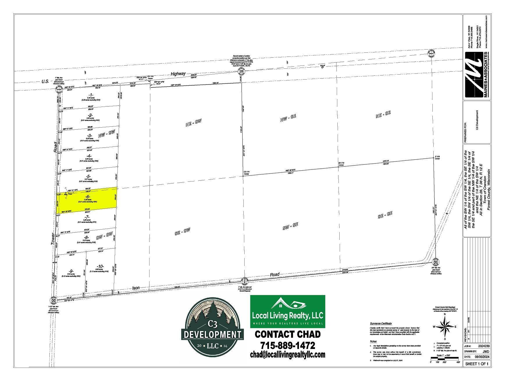 WI 54520,Lot 6 TOWER RD