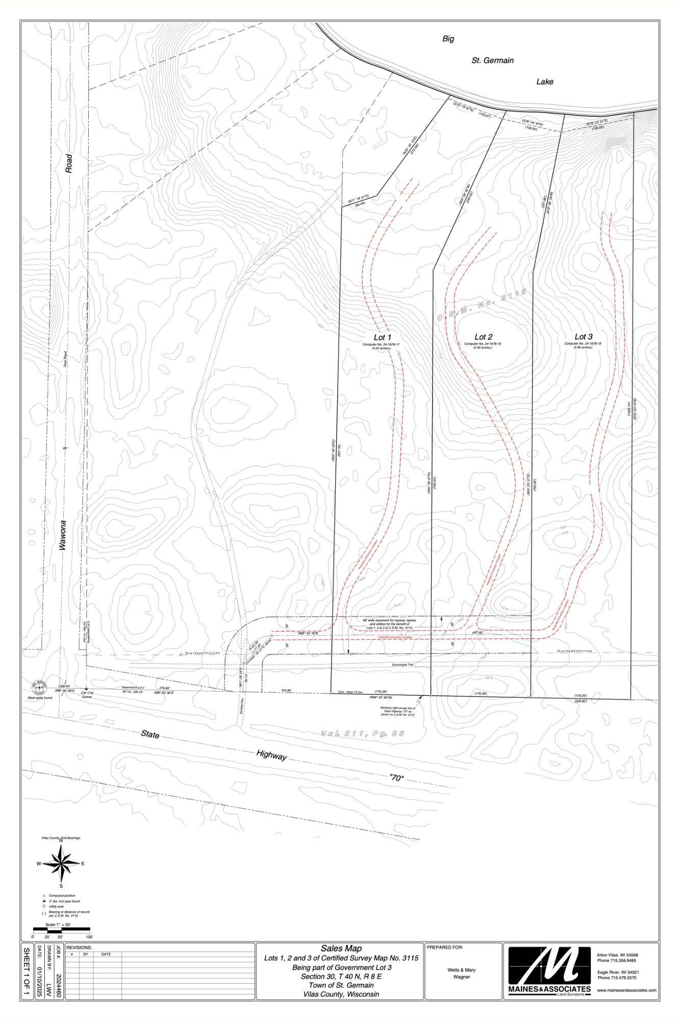 Saint Germain, WI 54558,ON WAGNER BAY LN