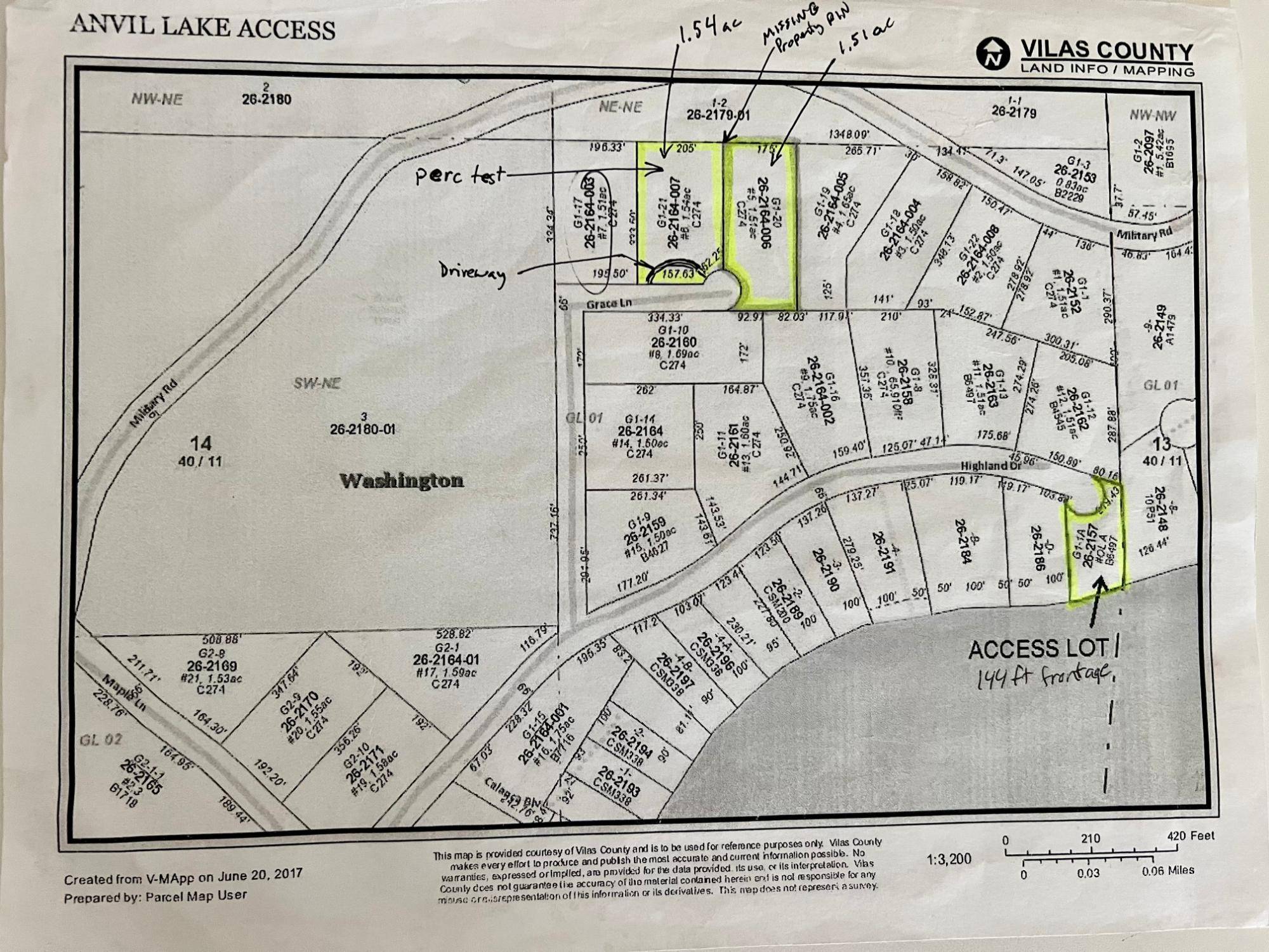 Eagle River, WI 54521,Lots 5&6 GRACE LN
