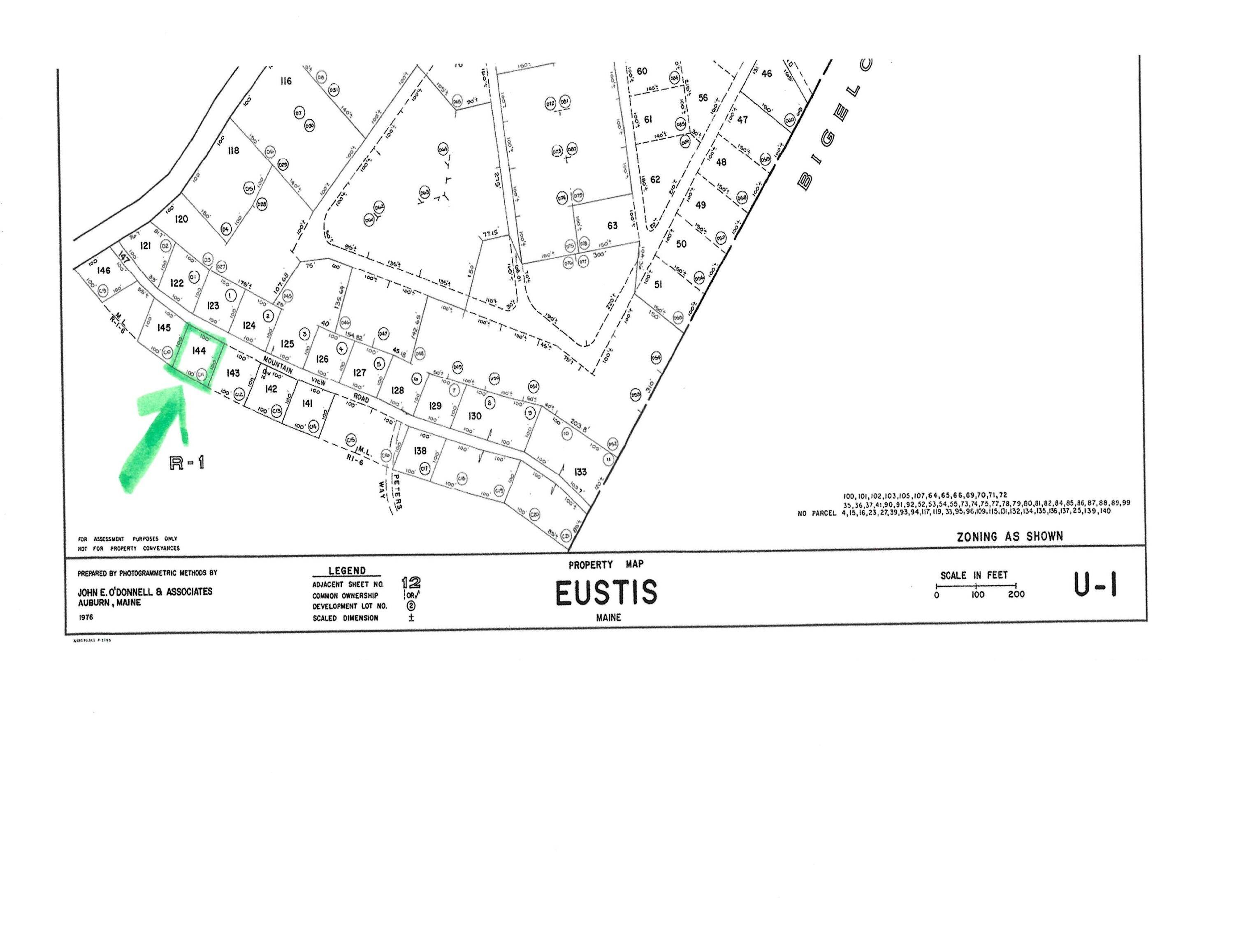 Eustis, ME 04982,TBD Mountain View (MapU01 Lot 144) RD