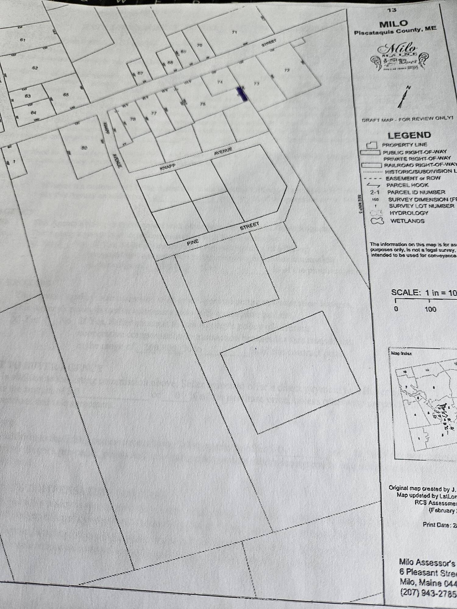 Milo, ME 04463,Lot 75-1 Pleasant ST