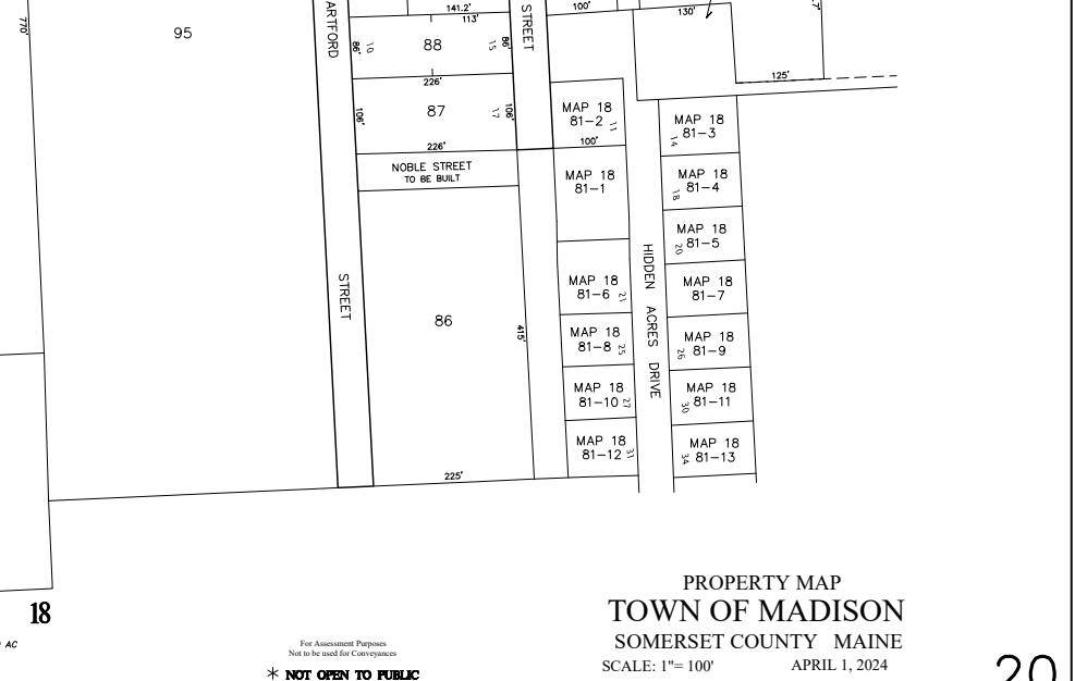Madison, ME 04950,Lot 86 Maxim ST