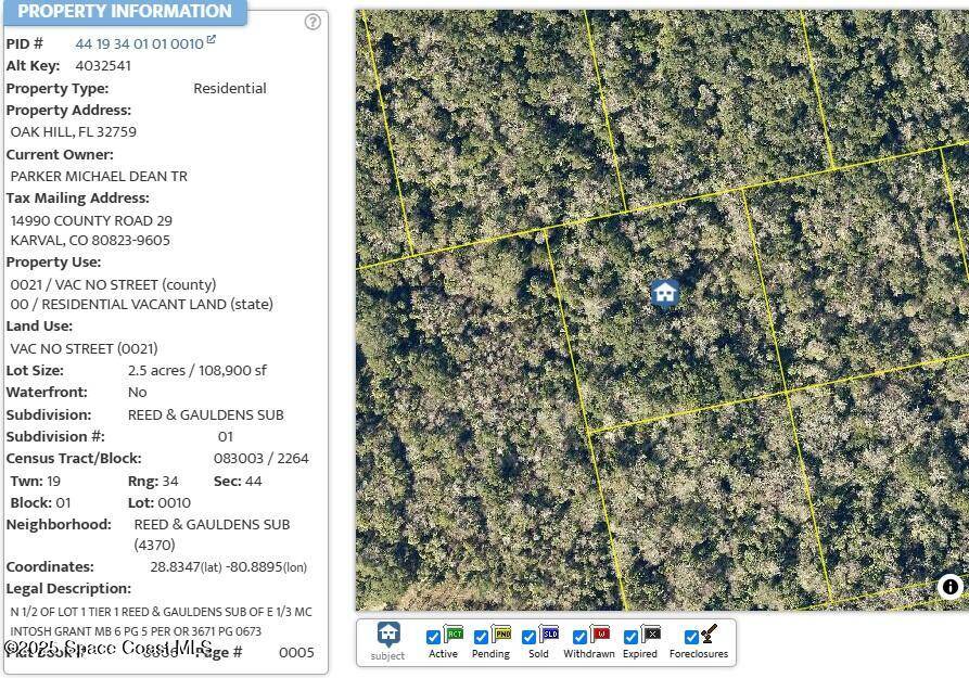Oak Hill, FL 32759,0000 No Street Access