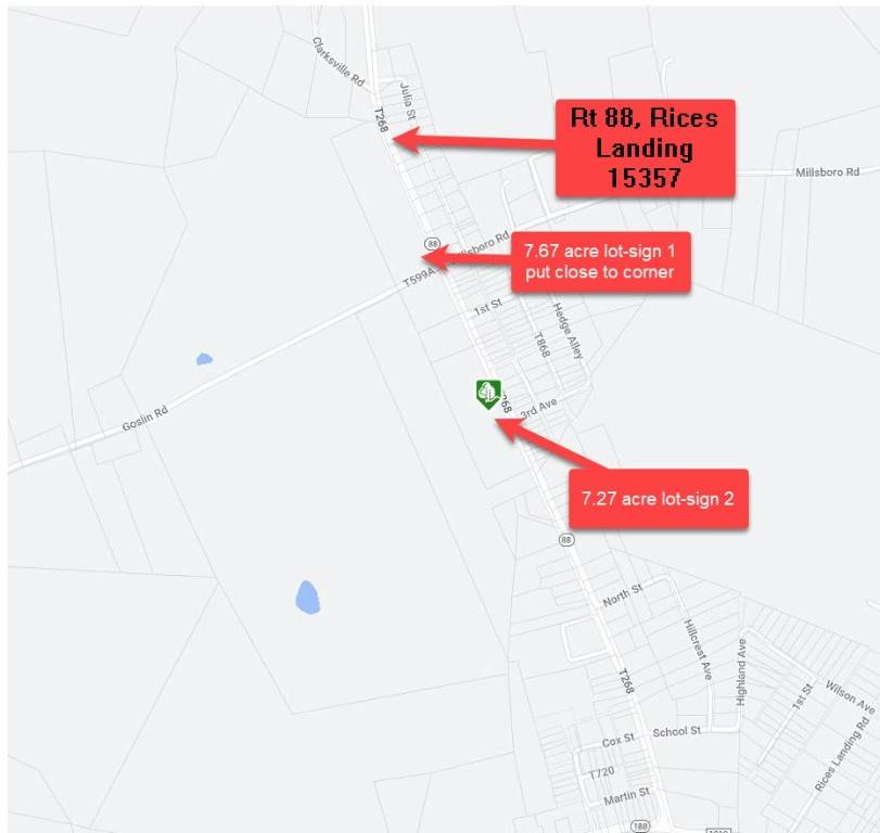 Dry Tav/rices Landing, PA 15357,Lot Route 88