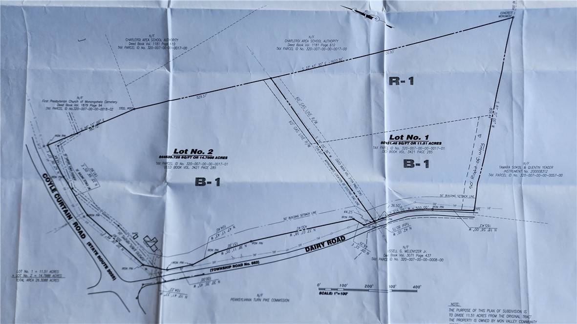Fallowfield Twp., PA 15022,01 COYLE CURTIN & DAIRY RDS