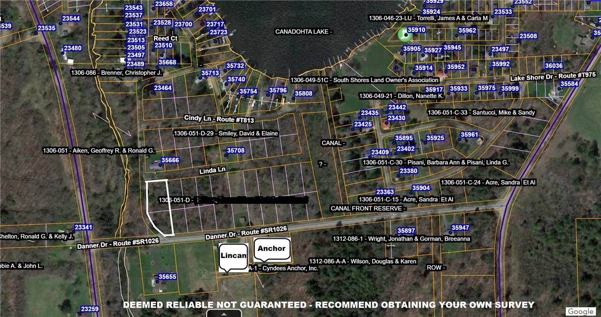 Canadohta Lake, PA 16438,LOT 1 & 12 Danner Dr