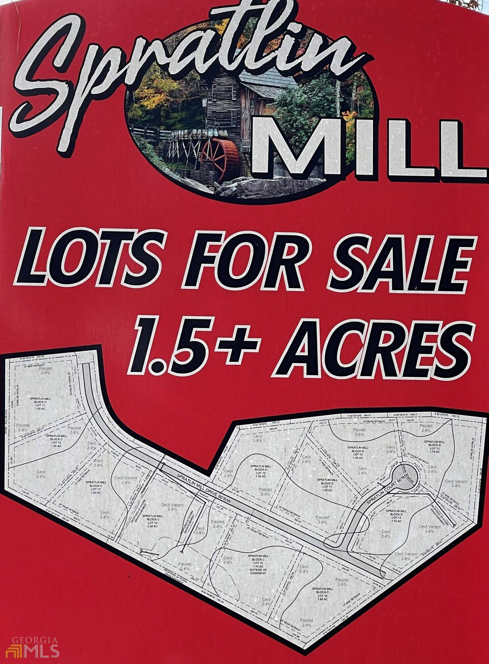 Hull, GA 30646,LOT11D Spratlin Mill