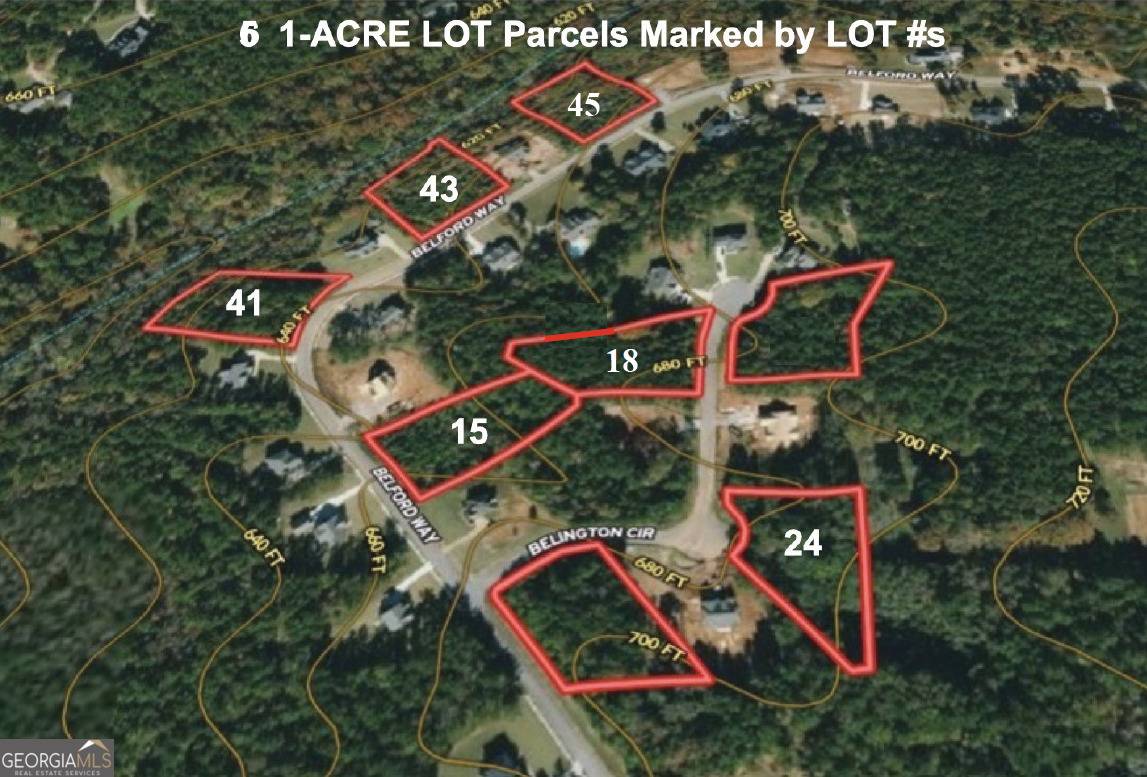 Jackson, GA 30233,6 1 ACRE LOTS Belford Estates