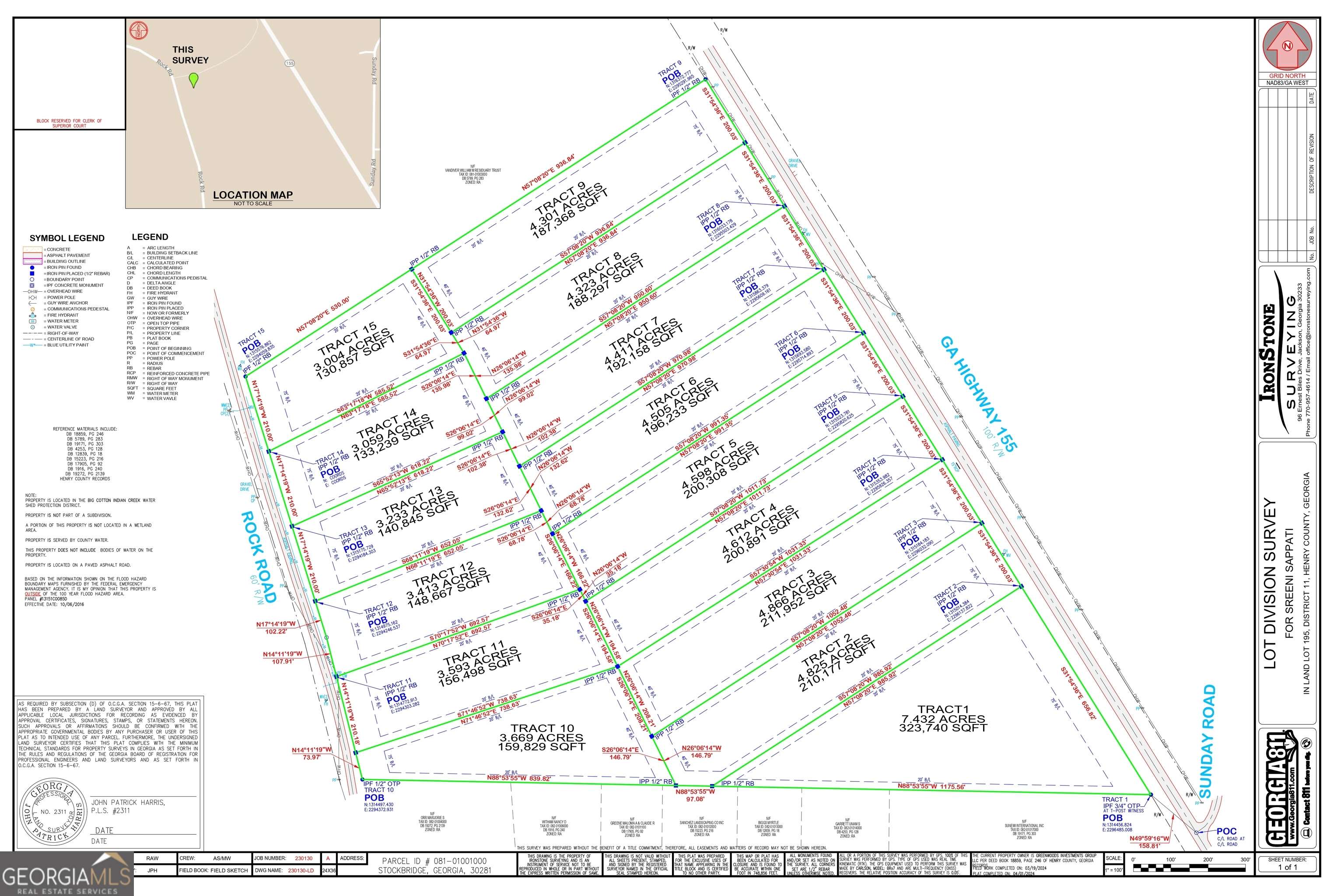 Stockbridge, GA 30281,0 Highway 155 Tract 4