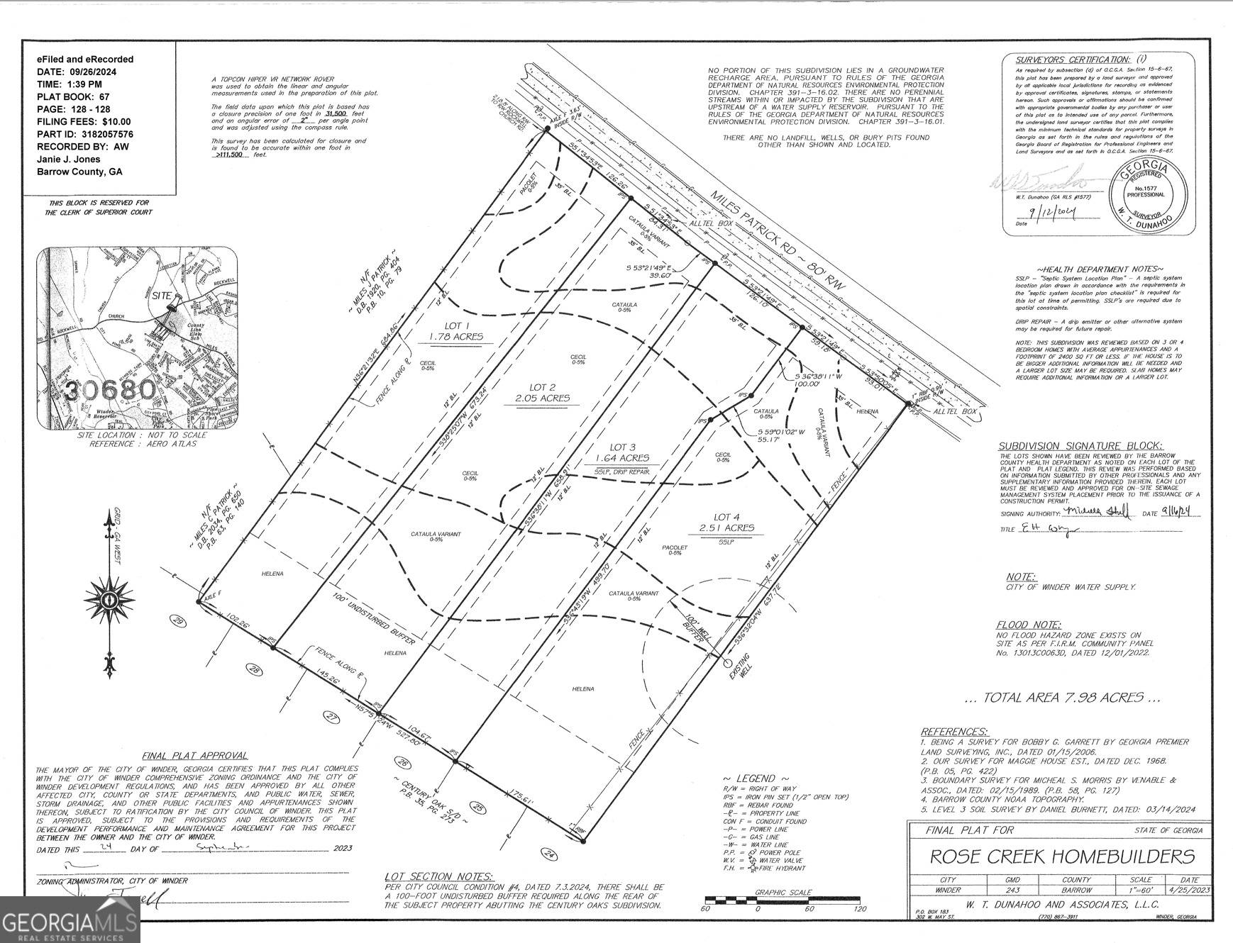 Winder, GA 30680,0 Miles Patrick RD #LOT 2