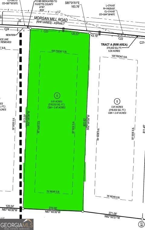 Senoia, GA 30276,0 Morgan Mill RD #LOT 6