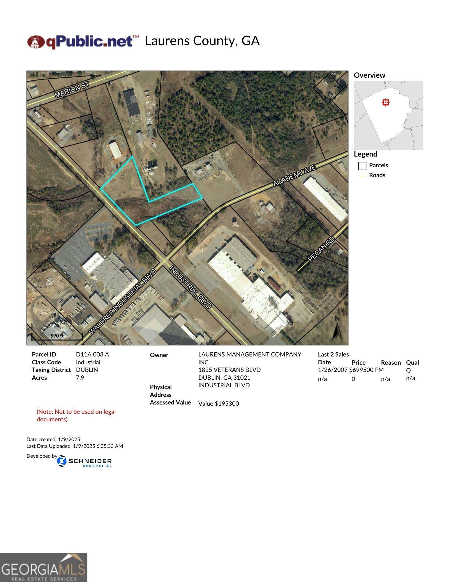 Dublin, GA 31021,509 Industrial