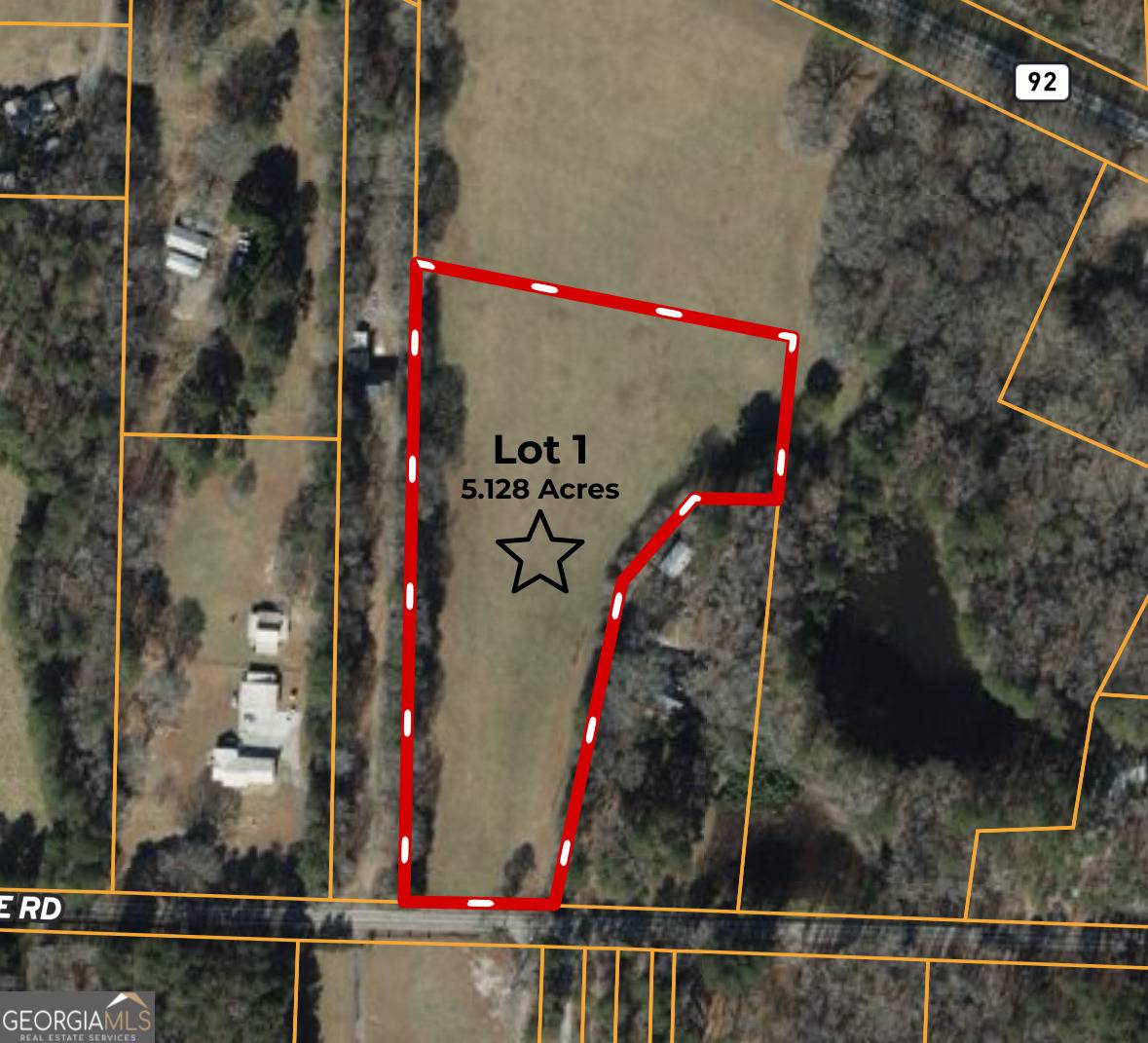Fayetteville, GA 30215,LOT 1 McBride Road #5.128 ACRES