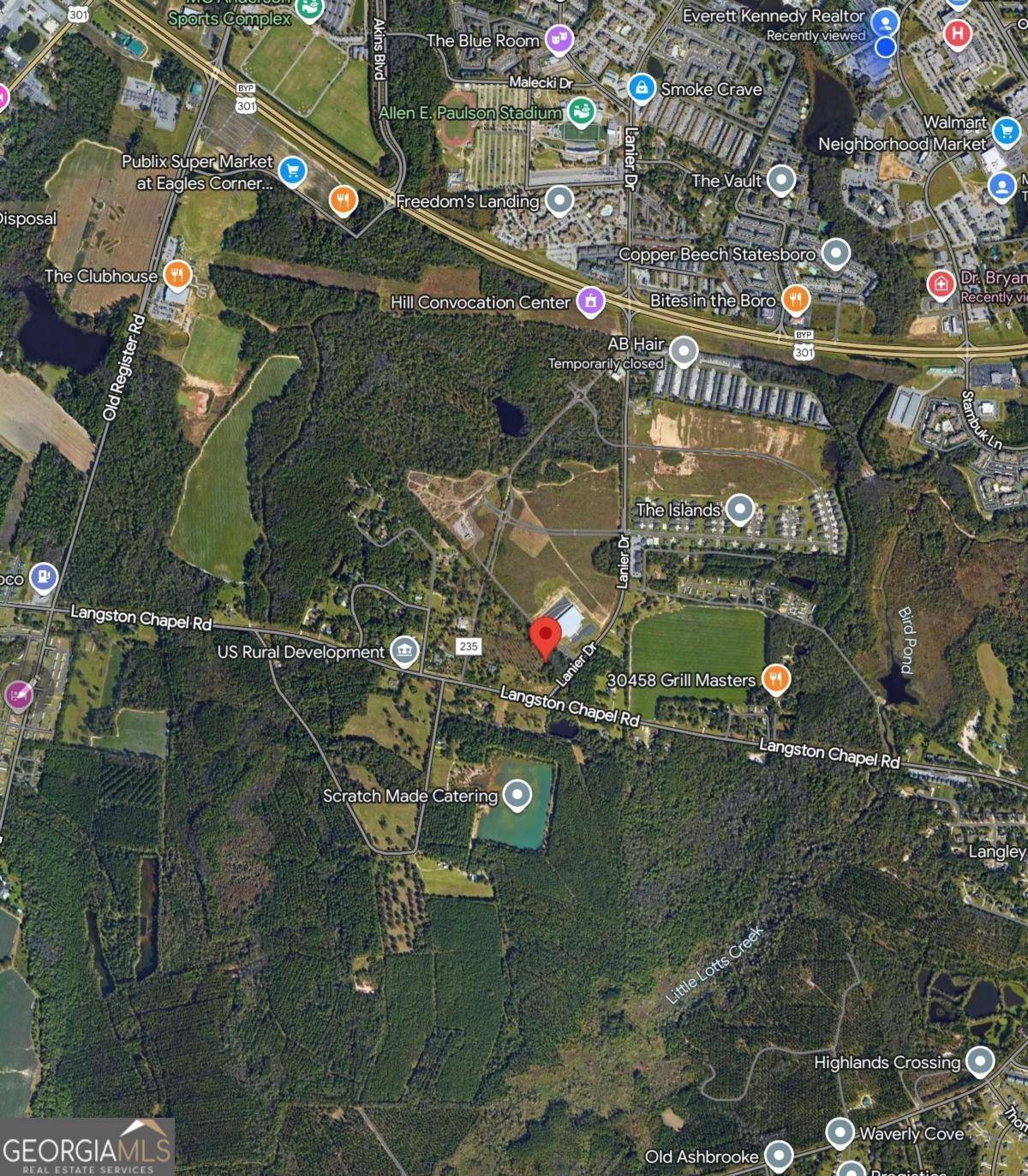 Statesboro, GA 30458,0 Langston Chapel & Lanier Dr RD