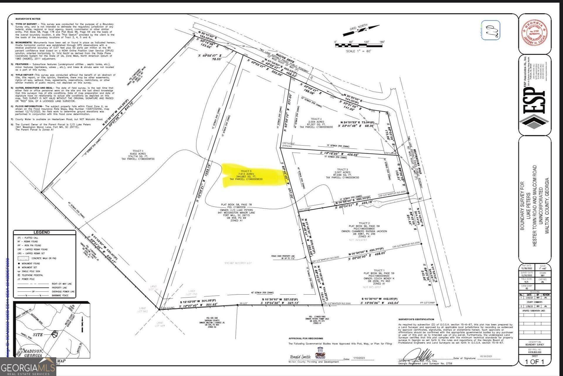 Madison, GA 30650,0 Hester Town RD #TRACT 5