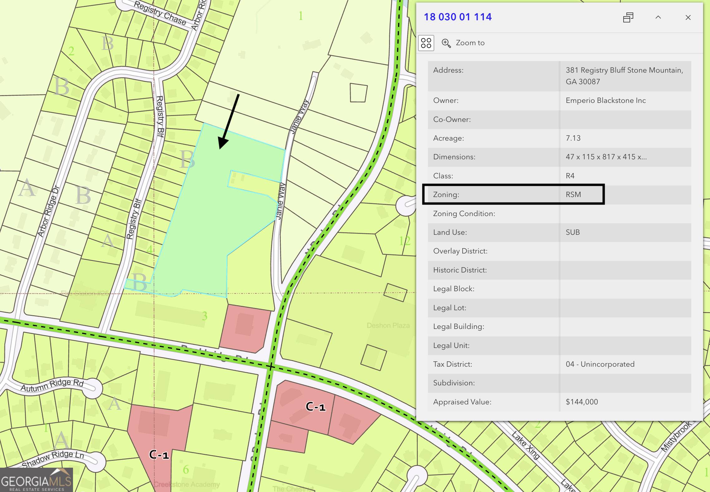 Stone Mountain, GA 30087,381 Registry BLF