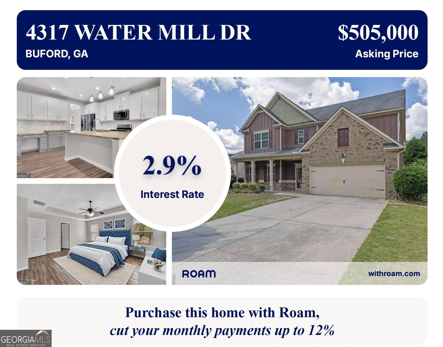 Buford, GA 30519,4317 Water Mill DR