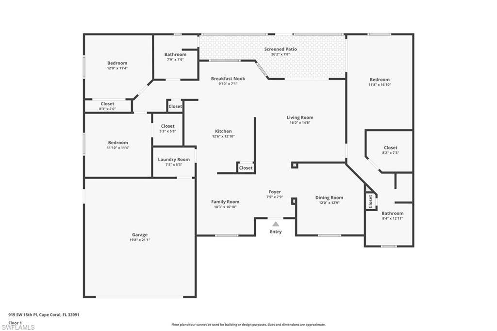 Cape Coral, FL 33991,919 SW 15th PL