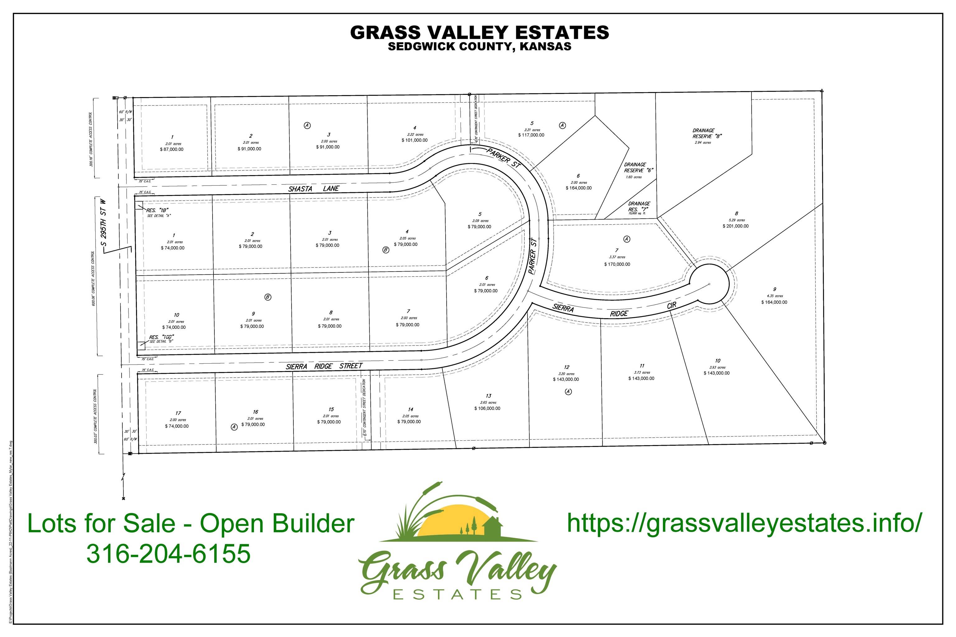 Garden Plain, KS 67050,Lot 1 Block B Grass Valley Estates