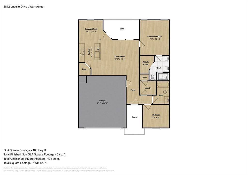 Warr Acres, OK 73132,6813 Labelle DR