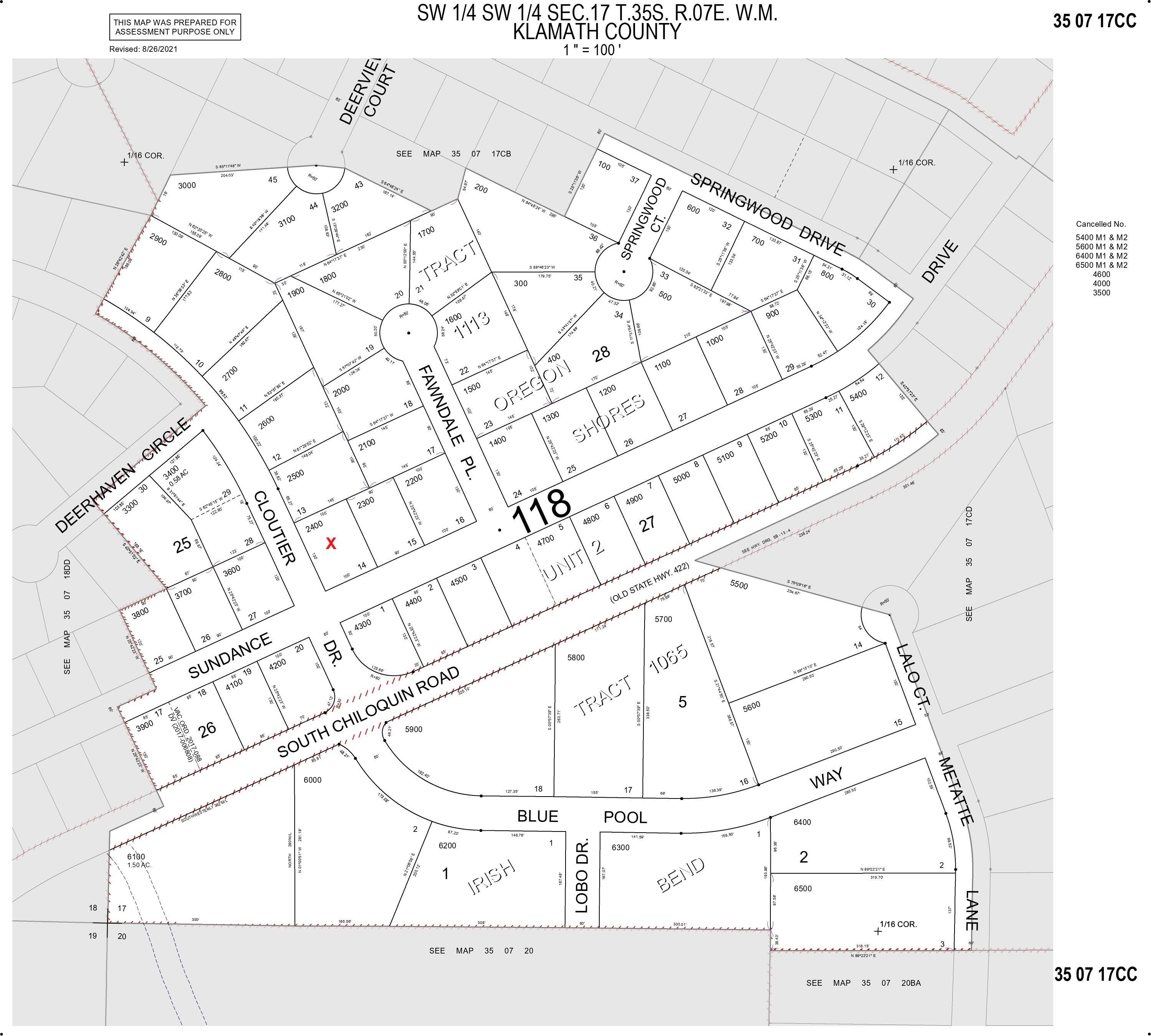 Chiloquin, OR 97624,0 NKA Cloutier (B28 L14) DR