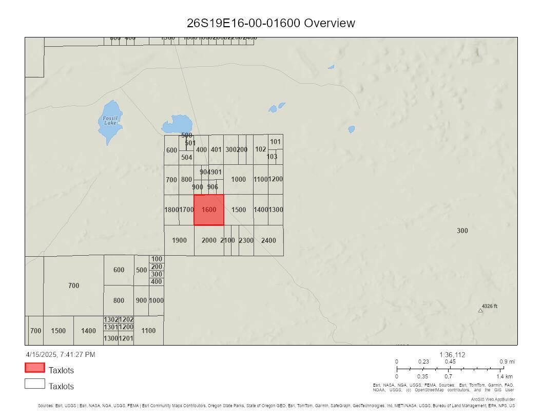 Christmas Valley, OR 97641,Undetermined Situs address RD #TL-1600